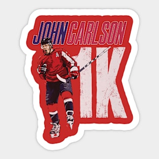 John Carlson Washington 1000 Games Sticker